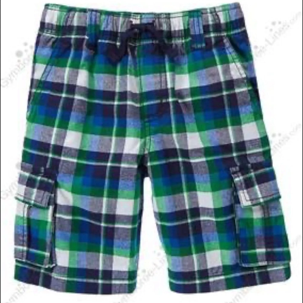 Gymboree Plaid Cargo Shorts